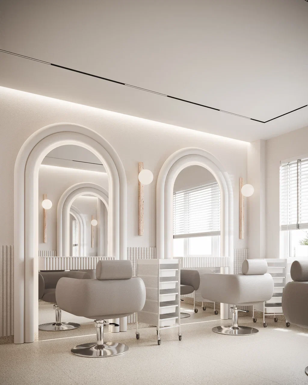 Interior Design Nail Salon - Beauty Salon Store Furniture Nail Salon