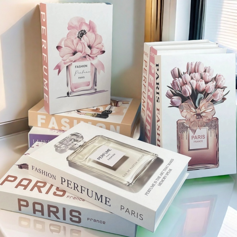 Interior Design Handbook - Fashion Perfume Decorative Books Home Decor