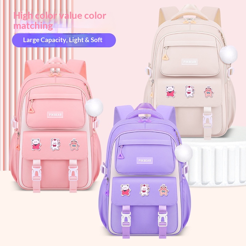 Pikbear Kawaii School Bags Set - đánh giá và giá Interior Design Handbook