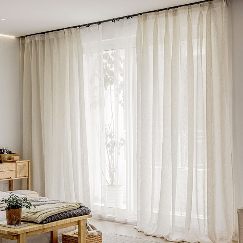 Vải Lanh Nhìn Sheer Màn Cho Ph - đánh giá và giá Linen Curtain Eyelet