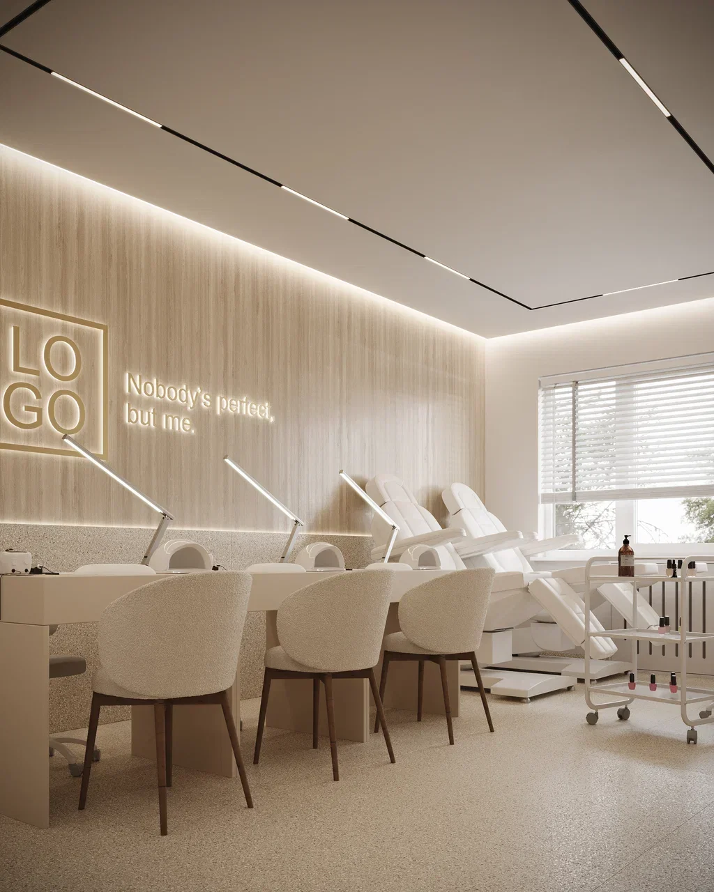 Beauty Salon Store Furniture N - đánh giá và giá Interior Design Nail Salon