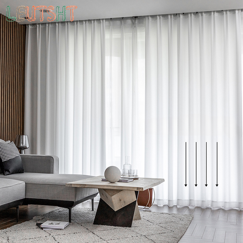 Custom Size 1PC White Tulle Ch - đánh giá và giá Linen Curtain Eyelet