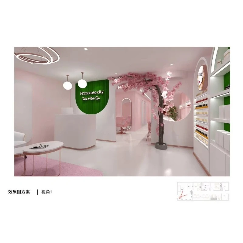 Custom Modern Commercial Furni - đánh giá và giá Interior Design Nail Salon