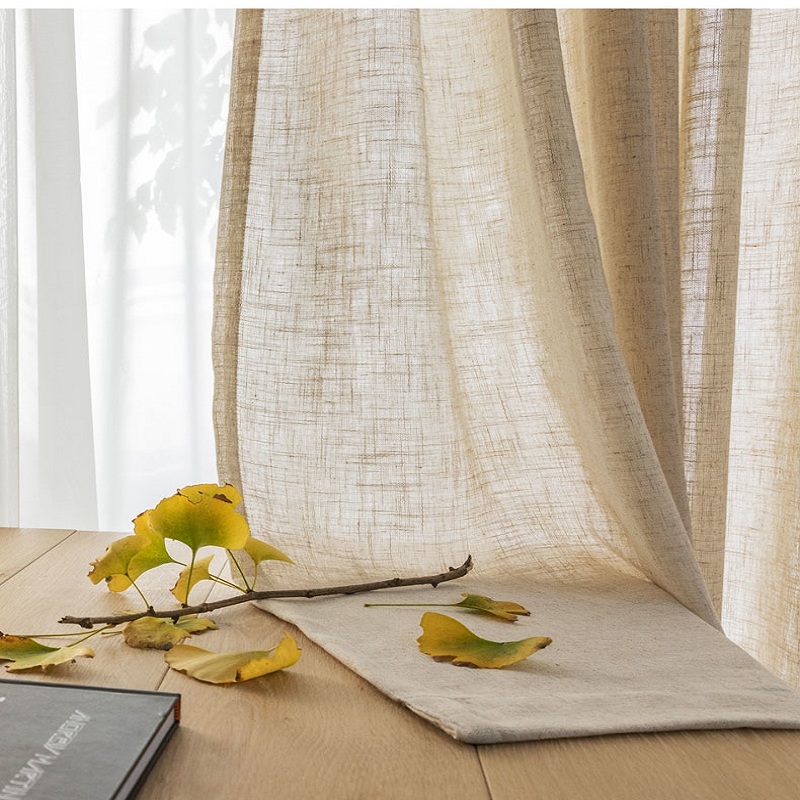 Hiện Đại Lanh Màn Cho Phòng Kh - đánh giá và giá Linen Curtain Eyelet