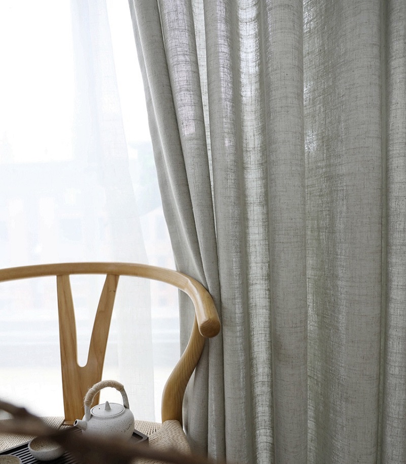 Hiện Đại Lanh Màn Cho Phòng Kh - đánh giá và giá Linen Curtain Eyelet