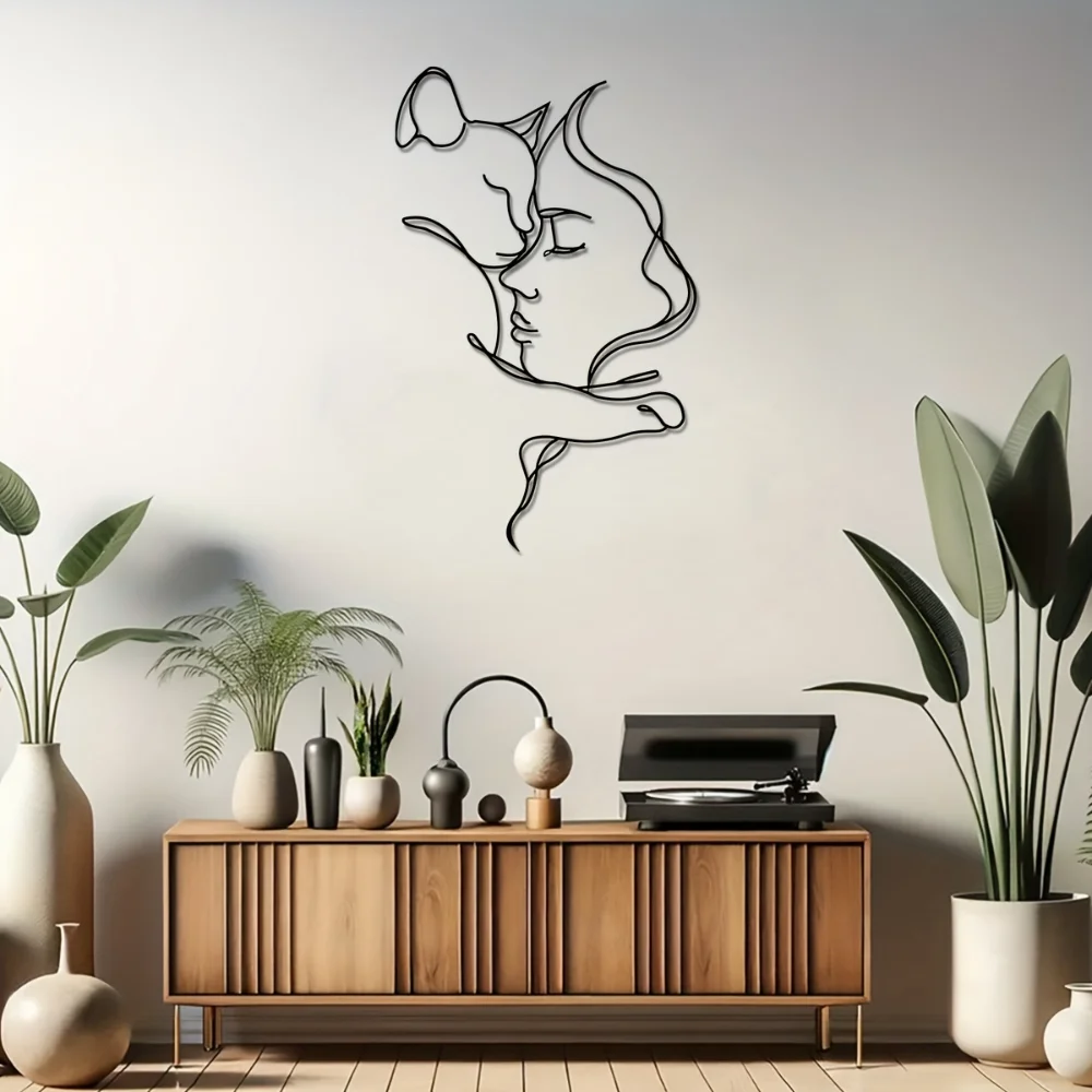 Sleek Black Cat and Woman Meta - đánh giá và giá Interior Design Women