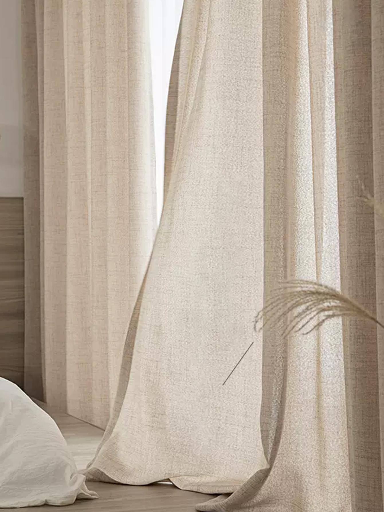 Japanese style thickened cotto - đánh giá và giá Linen Curtain Eyelet