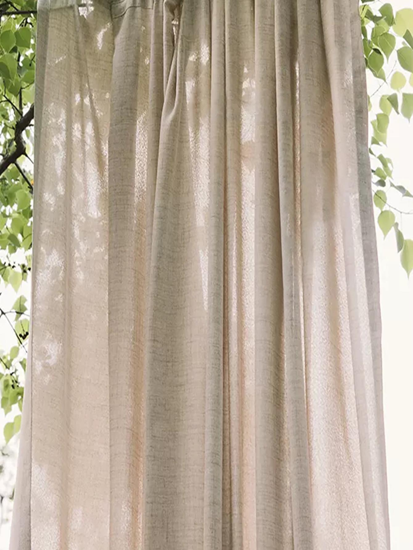 Japanese style thickened cotto - đánh giá và giá Linen Curtain Eyelet
