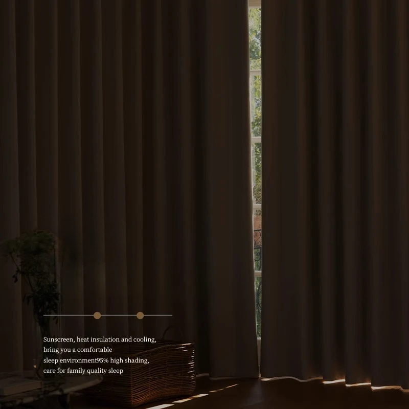 Cream Velvet Chenille Blackout - đánh giá và giá Linen Curtain Eyelet