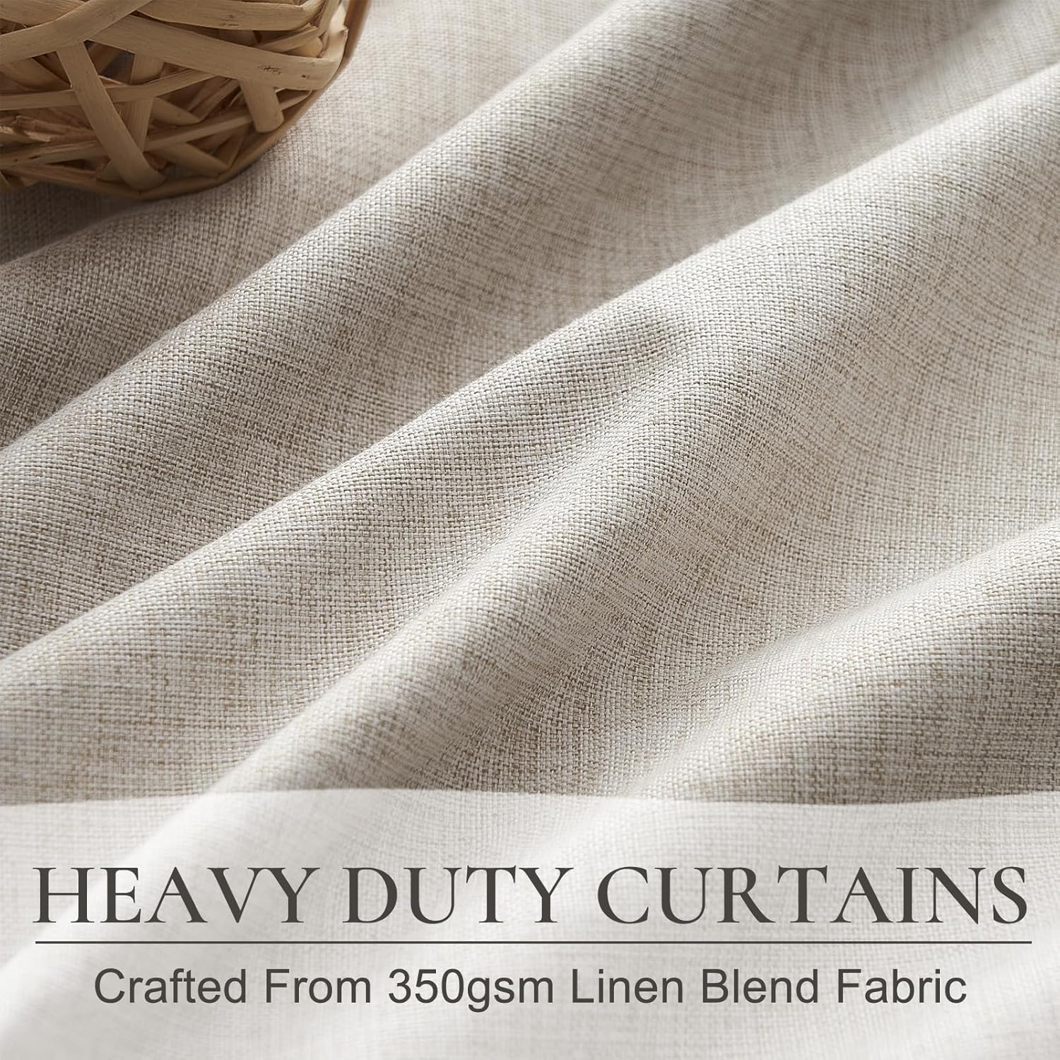Natural Linen Blackout Curtain - đánh giá và giá Linen Curtain Eyelet